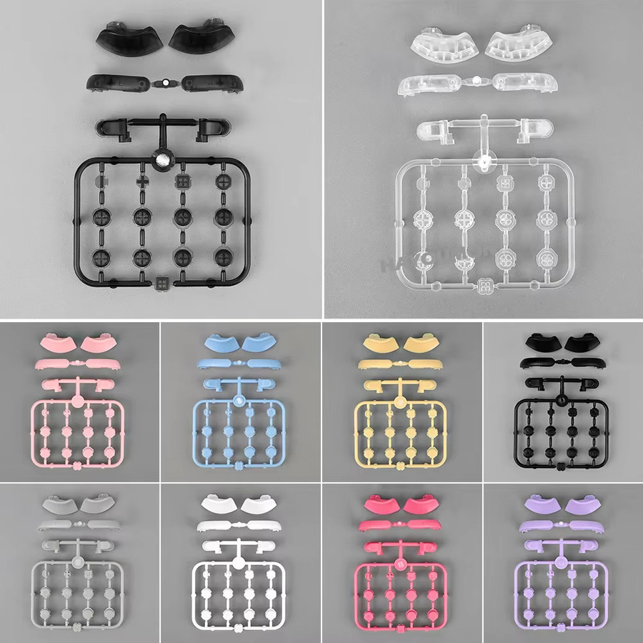 HeroAngel Tastensatz für Nintendo Switch 2 Joypad Ersatzteil-Set in Pink und Multicolour mit ABXY, D-Pad, C, Home, Release und Trigger-Tasten - Bild 4