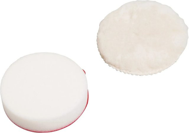 Ellix 3-teiliges Haftpolier-Set in Weiß mit 115 mm und 125 mm - Bild 1