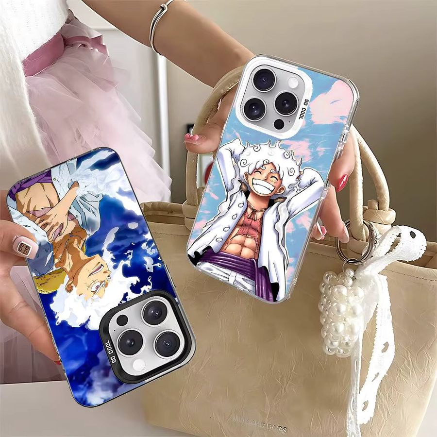 Bunte Handyhülle L-Luffy-S Gear 5 für Apple iPhone 17 16 15 14 13 12 11 8 7 Pro Max Plus Mini - Bild 2