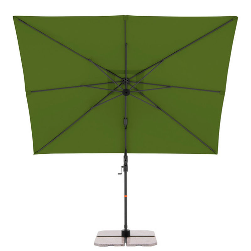 Doppler Pendelschirm MyZone in Grün mit Kurbelmechanik, B/T/H: 320 x 240 x 250 cm - Bild 4