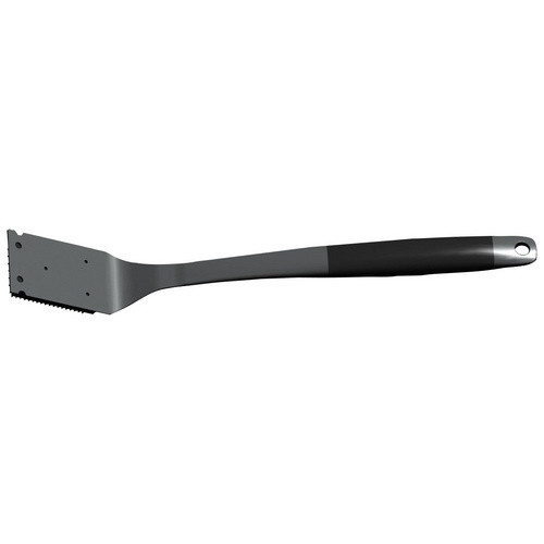 Mr. GARDENER Grillbürste aus Edelstahl und Kunststoff in Silber und Schwarz, Breite: 6 cm - Bild 1