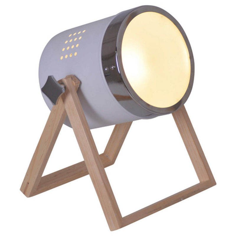 Näve Tischleuchte Tim im Retrodesign, Farbe: Weiß, Höhe: 28 cm - Bild 2