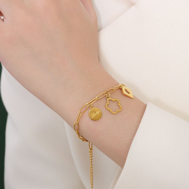Car lidana Armband, Titan Stahl, Kristall, Damen - Bild 1