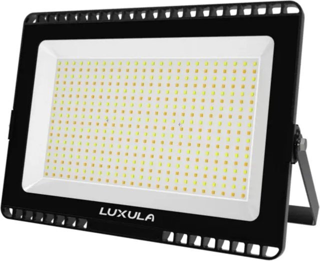 LUXULA LED-Flutlichtstrahler 200W mit 20000lm, CCT Farbtemperatur anpassbar, Schwarz, IP65 wetterfest für den Außenbereich - Bild 1