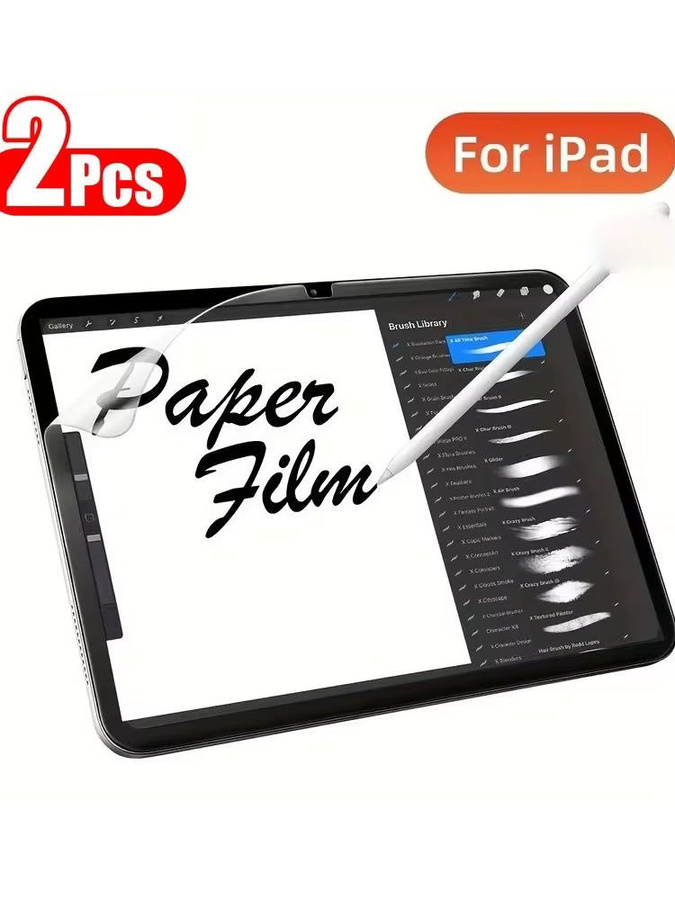 2 Stück Papierfolie Displayschutzfolie für Apple iPad Mini 4 5 6, iPad Air 1 2, iPad Pro 9.7 11 12.9 und iPad Air M3 11 13 in Transparent, Anti-Kratz-Folie - Bild 7