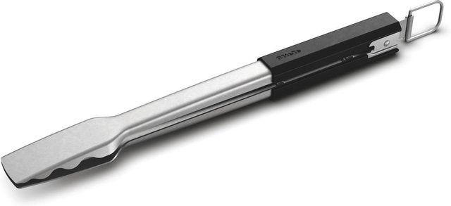 GripHero Grillzange aus Edelstahl in Silber und Schwarz für deine Outdoorküche - Bild 1