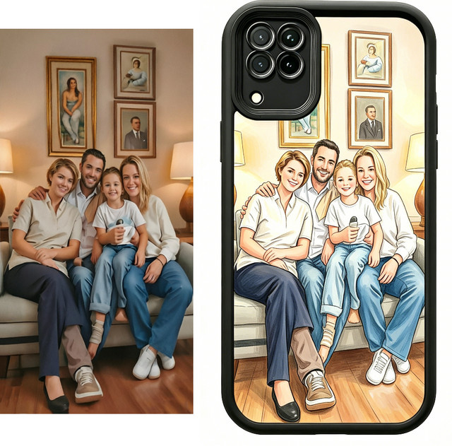 Personalisiertes DIY Handycase für Samsung Galaxy S20 S21 S22 S23 S24 S25 FE Ultra Plus in Schwarz und Multicolour - Bild 1