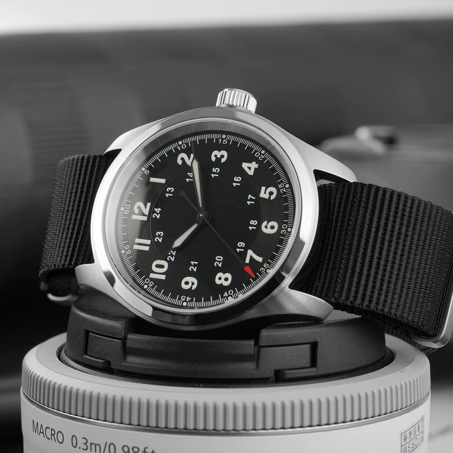Militado Armbanduhr, Quarz, Edelstahl, Schwarz, Saphirglas, Herren - Bild 3