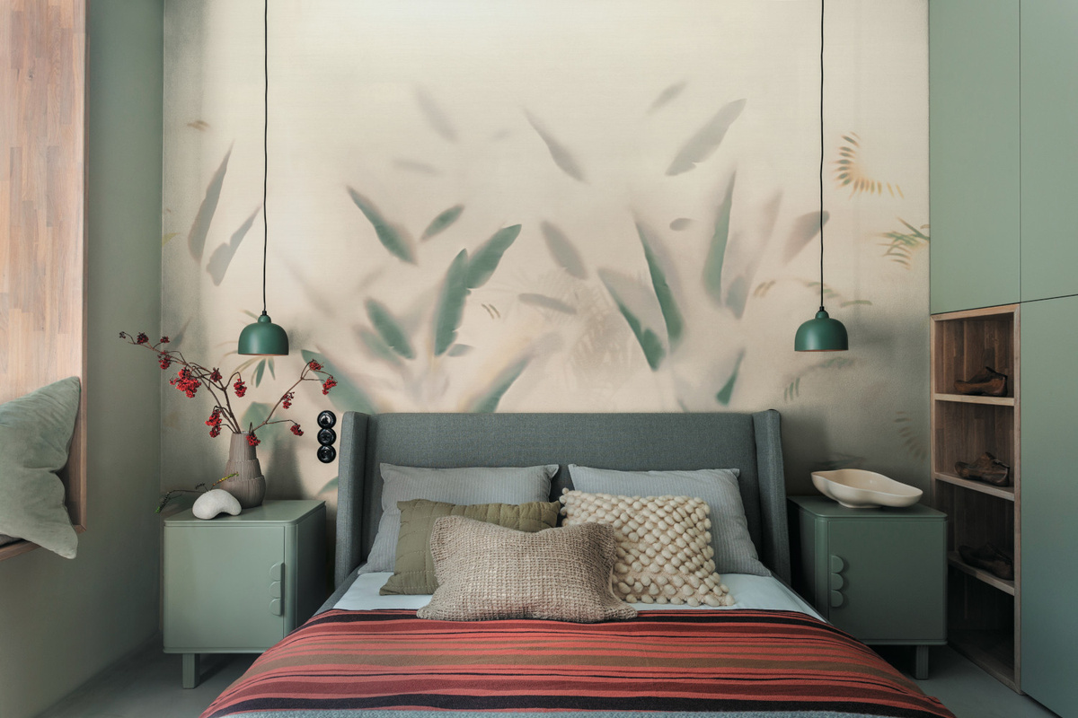 Jannelli & Volpi Mural Nadi 41420 – Selbstklebende Vinyl-Tapete mit floralem Botanical-Design in Multicolour - Bild 1