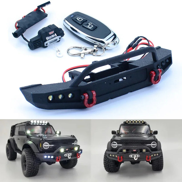 Traxxas TRX4-M Simulations-Frontstoßstange mit Elektrischer Winde, 1:18, Zubehör - Bild 1