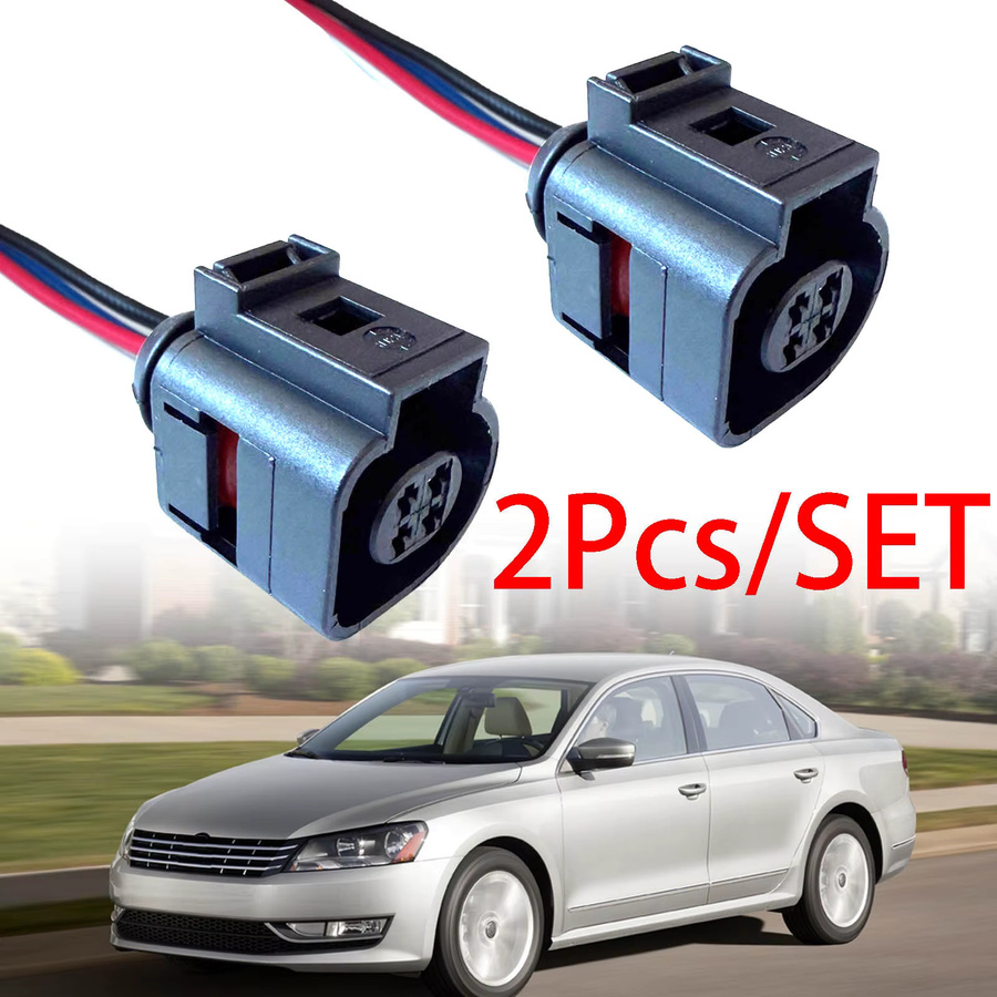 2er-Set Kühlmittel Temperatur Sensor mit 4-Pin Stecker 4B0973712 Reparatur Kit für VW Jetta Golf Passat Beetle Polo Transporter von XUKEY - Bild 4