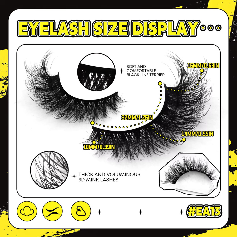 Lasvirey Künstliche Wimpern, 5/7 Paar, Katzenaugen-Look, 5D-Volumen, Unisex - Bild 6