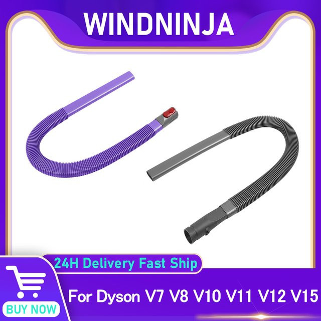 Dyson Vent Cleaner Kit Flexible Fugendüse und Schlauch in Lila für V7 V8 V10 V11 V12 V15 Staubsauger - Bild 1