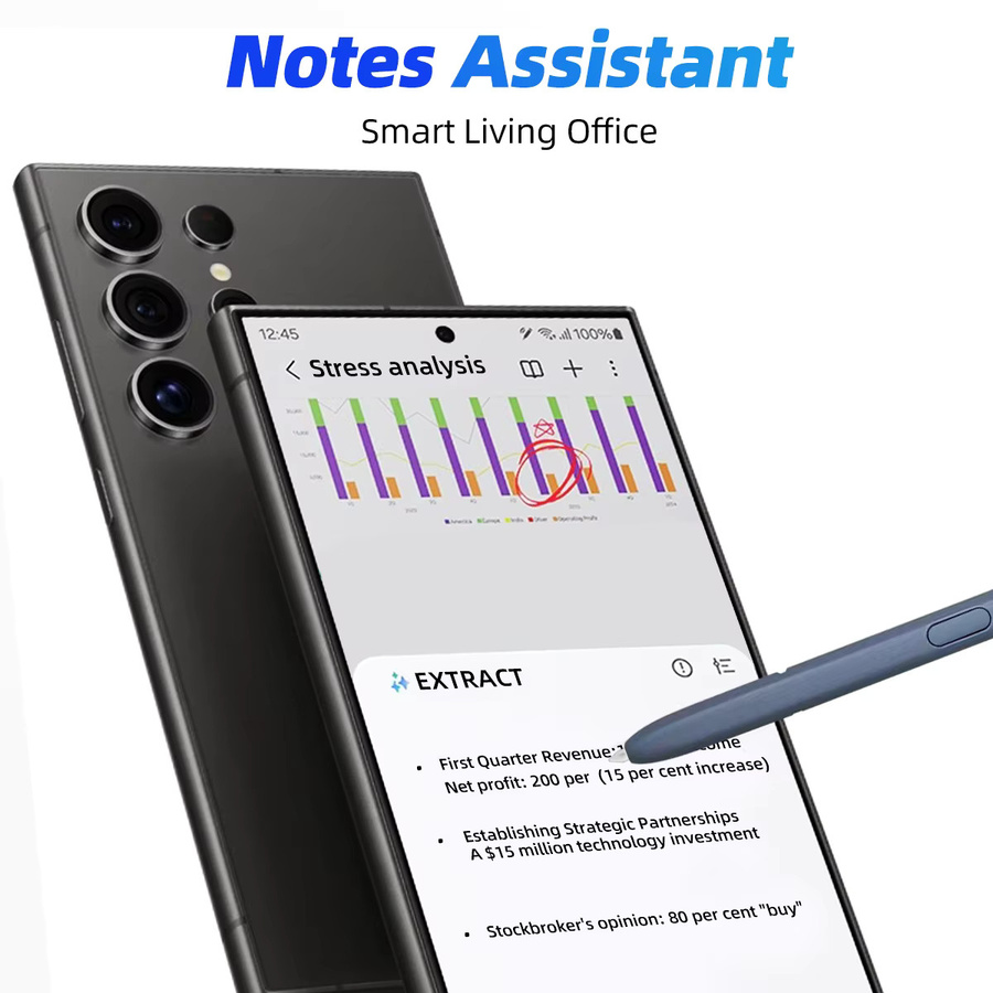 Samsung Stylus S Pen Ersatz für Galaxy S25 Ultra in Grau ohne Bluetooth - Bild 5