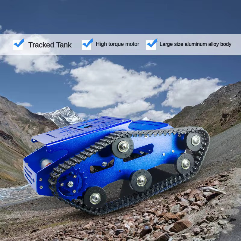 YoufangSmart Metall Tank Chassis Track Roboter Auto DIY Kit - Bild 4