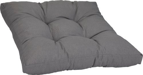 BEO Sitzkissen quadratisch in Grau mit abnehmbarem Bezug, B/B: 80 x 80 cm - Bild 1