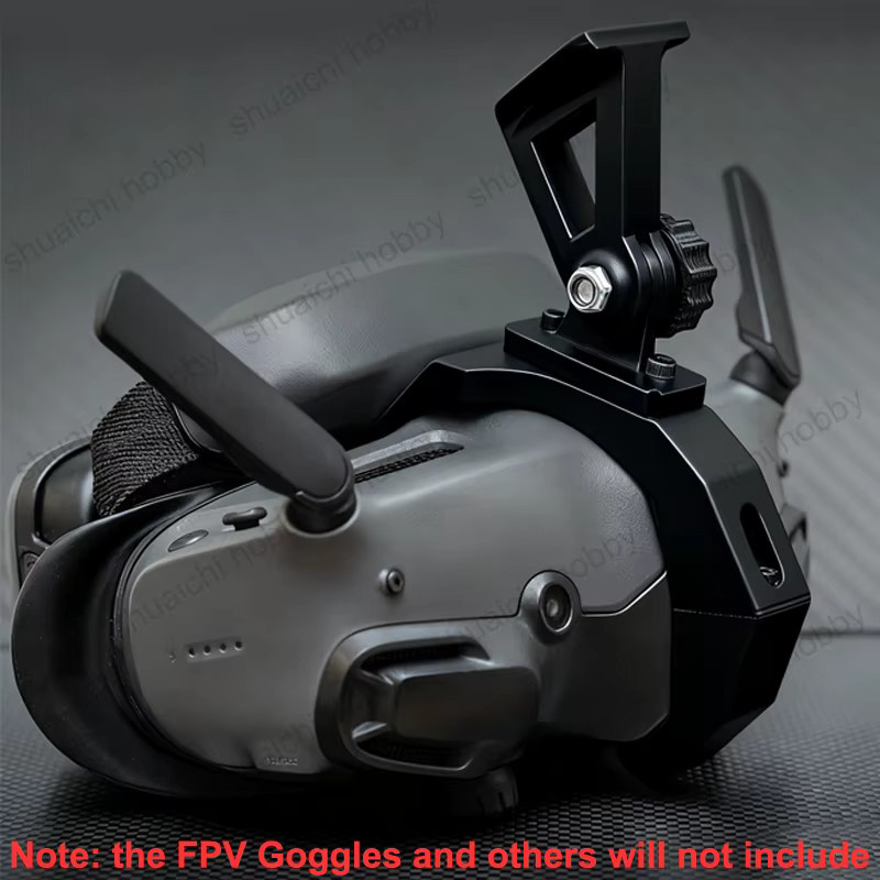 DJI Goggles 3 Mount FPV Goggle taktischer Helmadapter schwarze PETG 3D-gedruckte Halterung kompatibel mit Action-Kameras - Bild 5