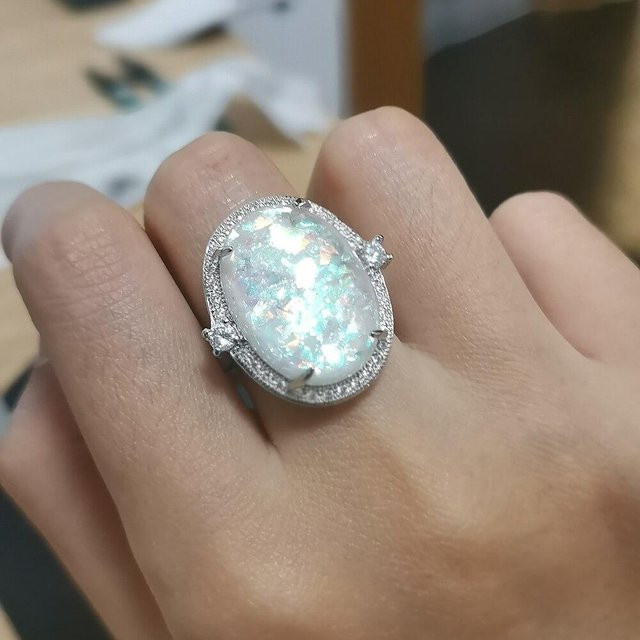 Ring 925 Silber, Zirkonia, Damen - Bild 1