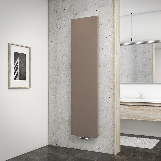 Schulte Design-Heizkörper New York Wandmontage mit Mittenanschluss in Café Braun, 771 W - Bild 1