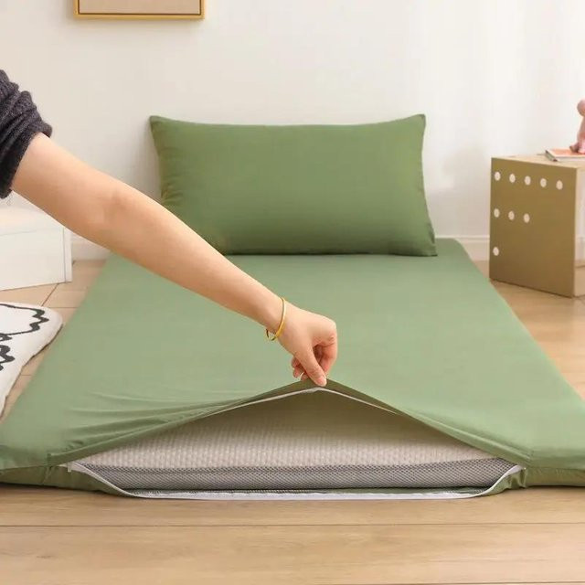 Yiran Furniture Matratzenschoner mit Reißverschluss, grün, B/T/H: 90 x 200 x 0 cm - Bild 1