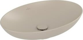 Villeroy & Boch Aufsatzwaschtisch Loop & Friends in Beige, oval, Keramik, B: 62 cm, T: 42 cm - Bild 1