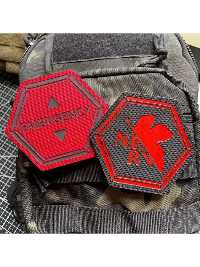 Armband, Reflektierende Patch, NERV Logo, Anime Abzeichen - Bild 2