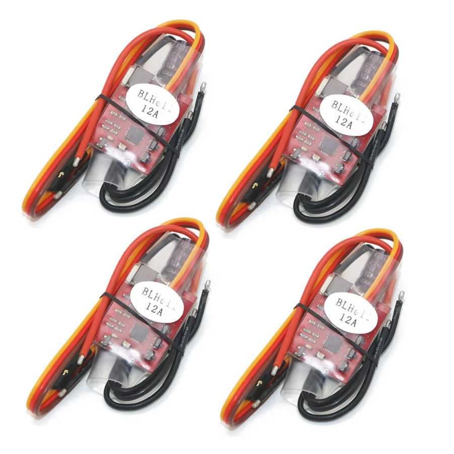 U-Angel-1988 BLHELI 12A Mini Bürstenloser Motor ESC BLHELI 14,2 in Rot für 160-250 Multirotor FPV Racing RC Drone Quadcopter - Bild 2