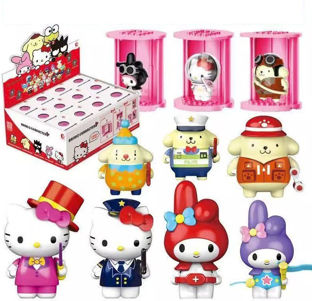 Sanrio Hello Kitty My Melody Kuromi Pompompurin Pochacco, Puppen-Bausatz - Bild 1