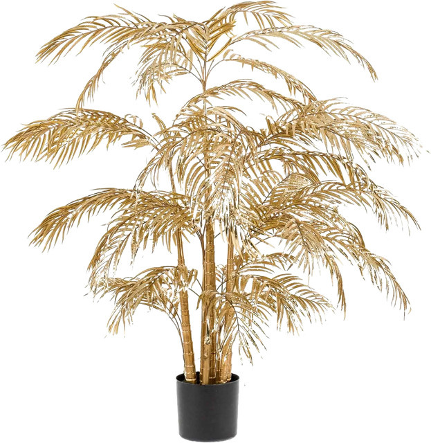 Künstliche Areca Palme Mitzi von Aplanta in Gold, Höhe: 200 cm - Bild 1