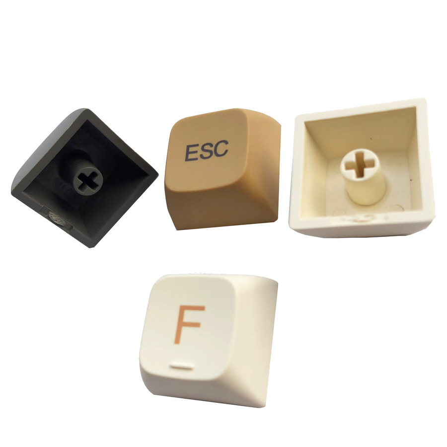 ZUOYA PBT-Tastenkappen im XDA-Profil mit Sublimations-Technologie für mechanische Cherry MX Switches, Mehrfarbig und Grün - Bild 2