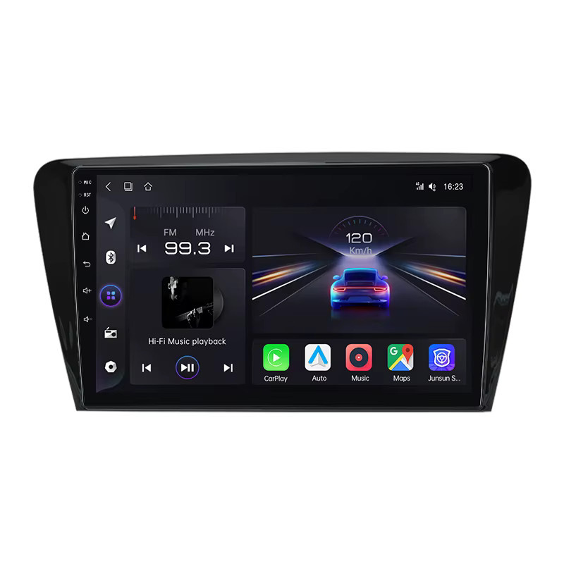 Junsun Autoradio mit KI-Sprachsteuerung für Skoda Octavia 3 A7 2013-2018, 2DIN Android Radio mit kabellosem CarPlay, Android Auto, Bluetooth, DAB+, GPS und RDS in Schwarz - Bild 5