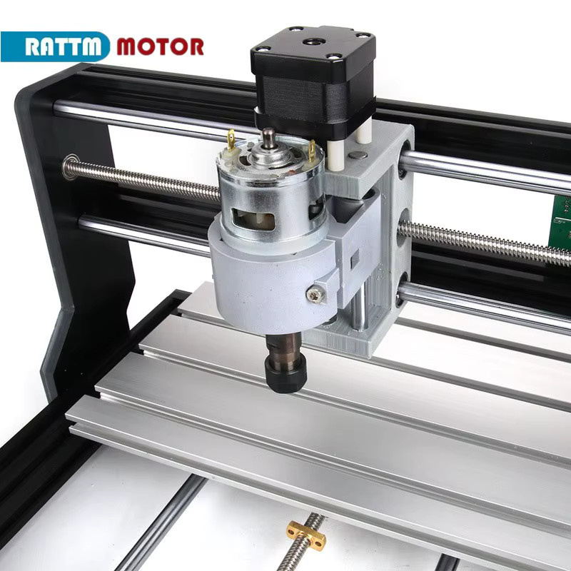 POWACE CNC 3018 Pro Lasergravierer 3-Achsen GrBL-gesteuerte Fräsmaschine für Holzbearbeitung in Schwarz mit optionalem Laserkopf - Bild 3