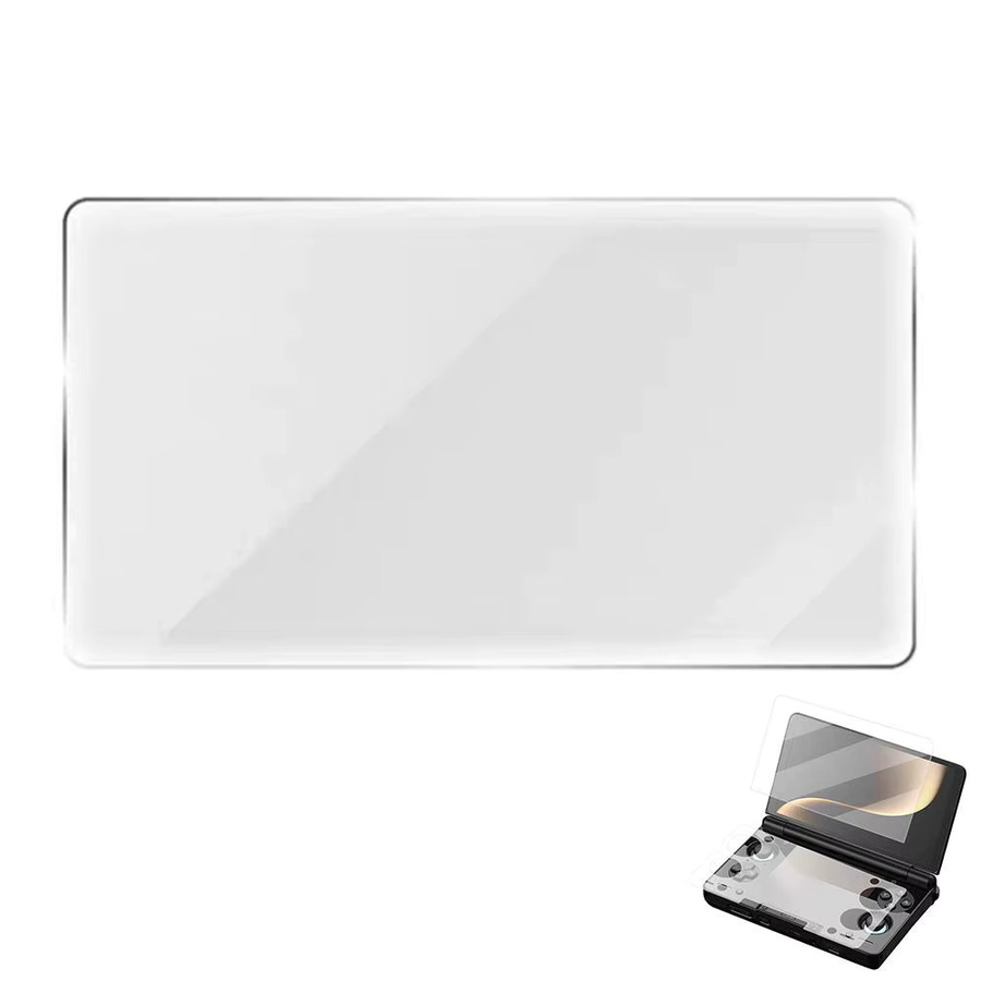 AYN THOR Displayschutzfolie aus gehärtetem Glas, transparent, kratzfest, HD-Vollbild-Schutz für THOR Flip Dual Screen Game Console - Bild 7