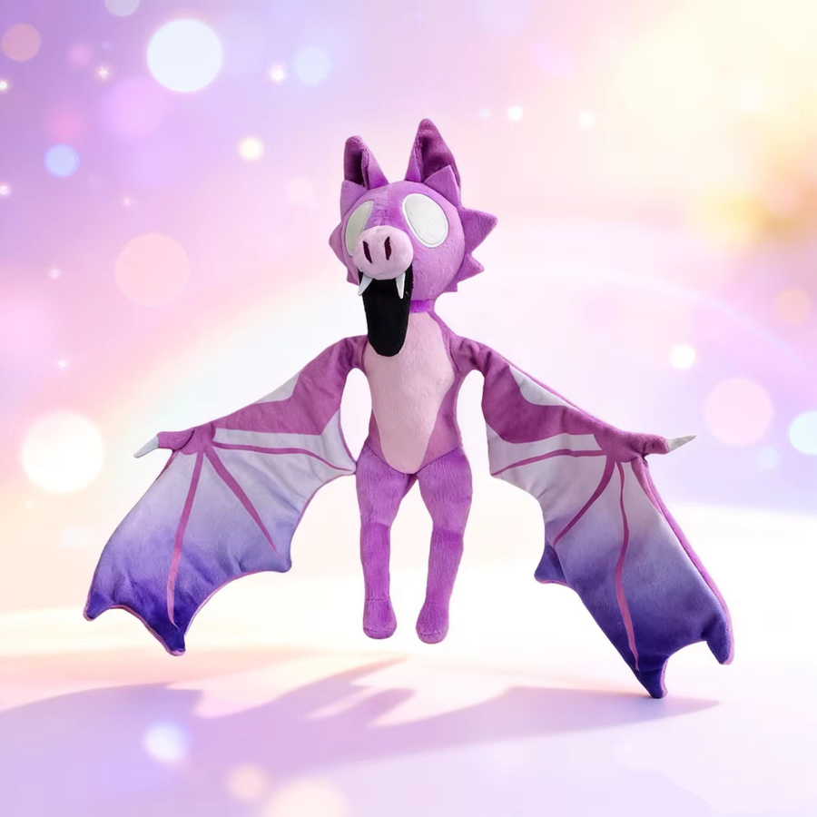 BOOKFONG Kawaii Fledermaus-Plüschtiere, Plüschfledermaus, Lila - Bild 2