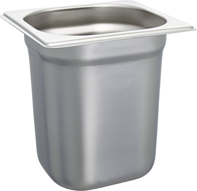 Schneider GN 1/6 Gastronormbehälter aus Edelstahl, Silber, Volumen: 2,8 l, Tiefe: 20 cm - Bild 1