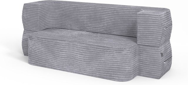 Vicco Schlafsofa Lille Grau Breite: 190 cm - Bild 1