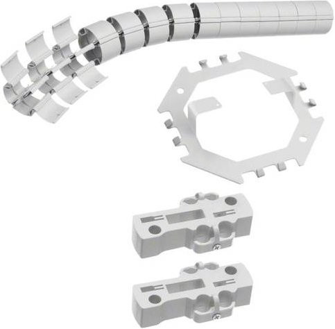 Hager Rundkette G71117035 aus Kunststoff in Grau und Silber - Bild 1