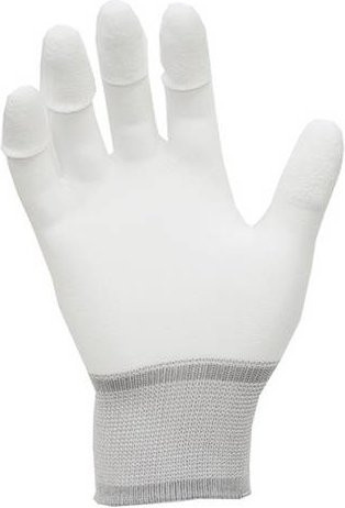 Antistat 109-0014-P ESD-Handschuh aus Nylon mit PU-Beschichtung in Weiß, Größe: XL - Bild 1