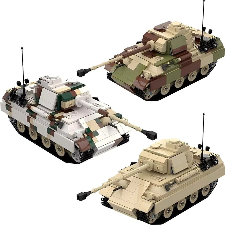 MOC Militär-Kriegsserie Panther Angriffspanzer, Bausteine Modell - Bild 3