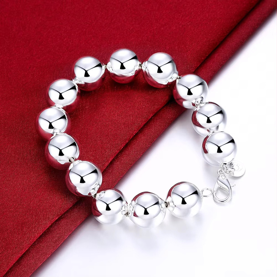 Charm 925 Silber, Perle, Unisex - Bild 3