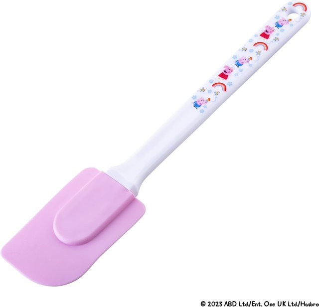 Dr. Oetker Teigschaber Peppa & Schorsch aus Silikon in Pink - Bild 1