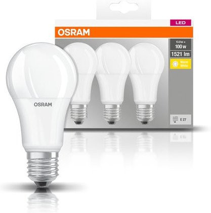 Osram LED Base Lampe Classic E27 14W Warmweiß 2700K (entspricht 100W) - Bild 1