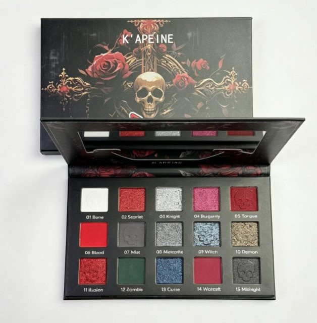 K'APEINE Lidschatten-Palette, Puder, Schimmernd, Unisex - Bild 1