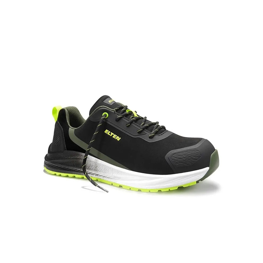 Elten Sicherheitshalbschuh LEEVI XXNF Black Lime Low ESD S3s in Schwarz, Größe 42 - Bild 2