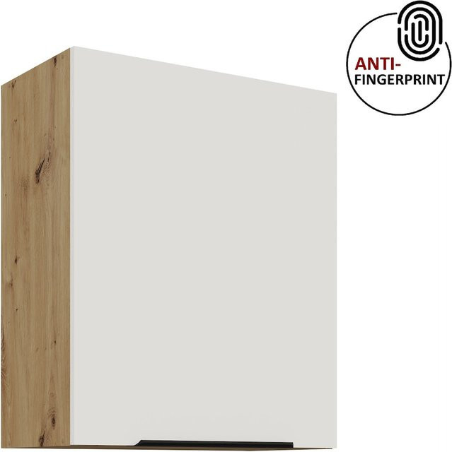Küchen Hängeschrank ARIA Weiss Matt mit Einlegeböden Breite: 60 cm, Höhe: 72 cm, Tiefe: 35 cm - Bild 1