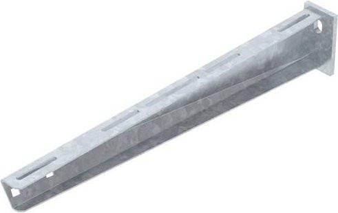 OBO Bettermann Montagezubehör aus verzinktem Stahl, Farbe: Silber, B/T/H: 51,0 x 51,0 x 9,0 cm - Bild 1