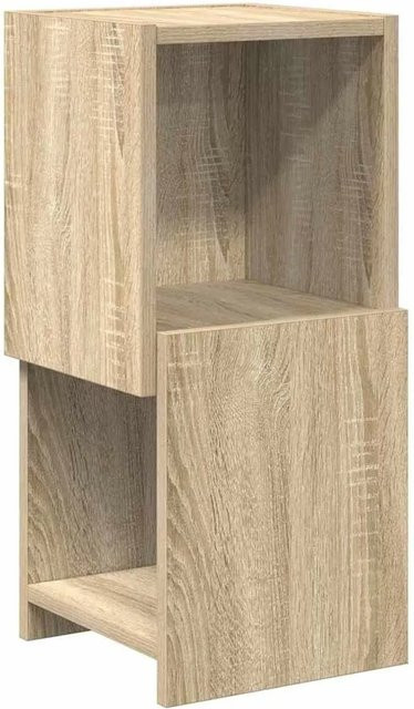 vidaXL Eckschrank Sonoma-Eiche, moderner Eckschrank aus Holzwerkstoff in Braun, B/T/H: 25,0 x 25,0 x 55,0 cm - Bild 1