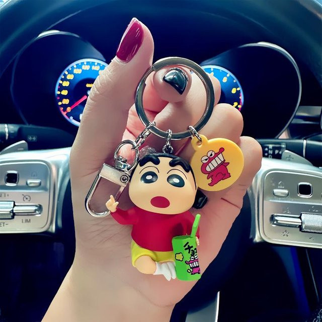 Fashnics Crayon Shin-chan Schlüsselanhänger, brown, Unisex - Bild 1