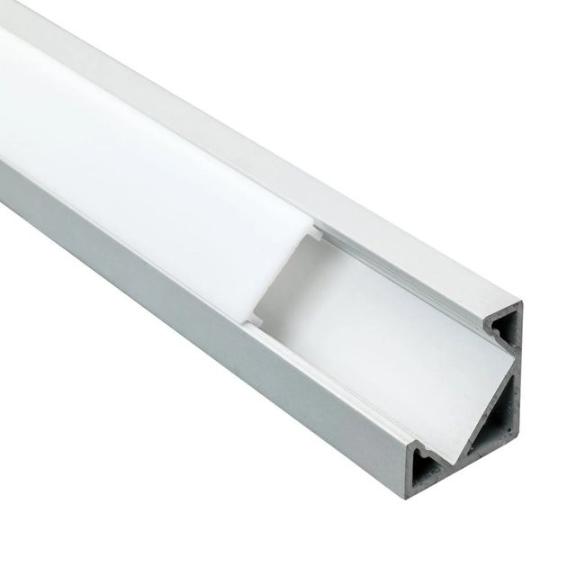 Orion Lightstyle Aluminium Eck Profil 1070 für LED Streifen, Farbe: Weiß, Länge: 2 m - Bild 1