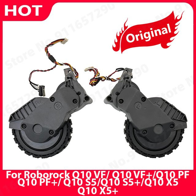 Roborock Ersatzräder links und rechts in Schwarz für Q10 VF, Q10 VF+, Q10 PF, Q10 PF+, Q10 S5, Q10 S5+, Q10 X5 und Q10 X5+ Saugroboter - Bild 1